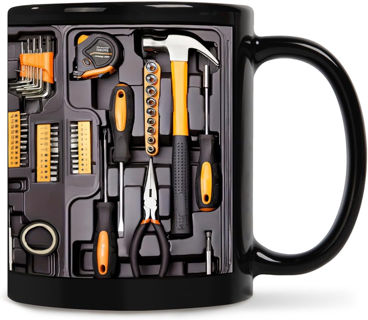 Taza de café estilo caja de herramientas regalo para papá y amantes de autos