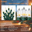Tira luces Navidad transparente 26ft 100 LED blanco cálido