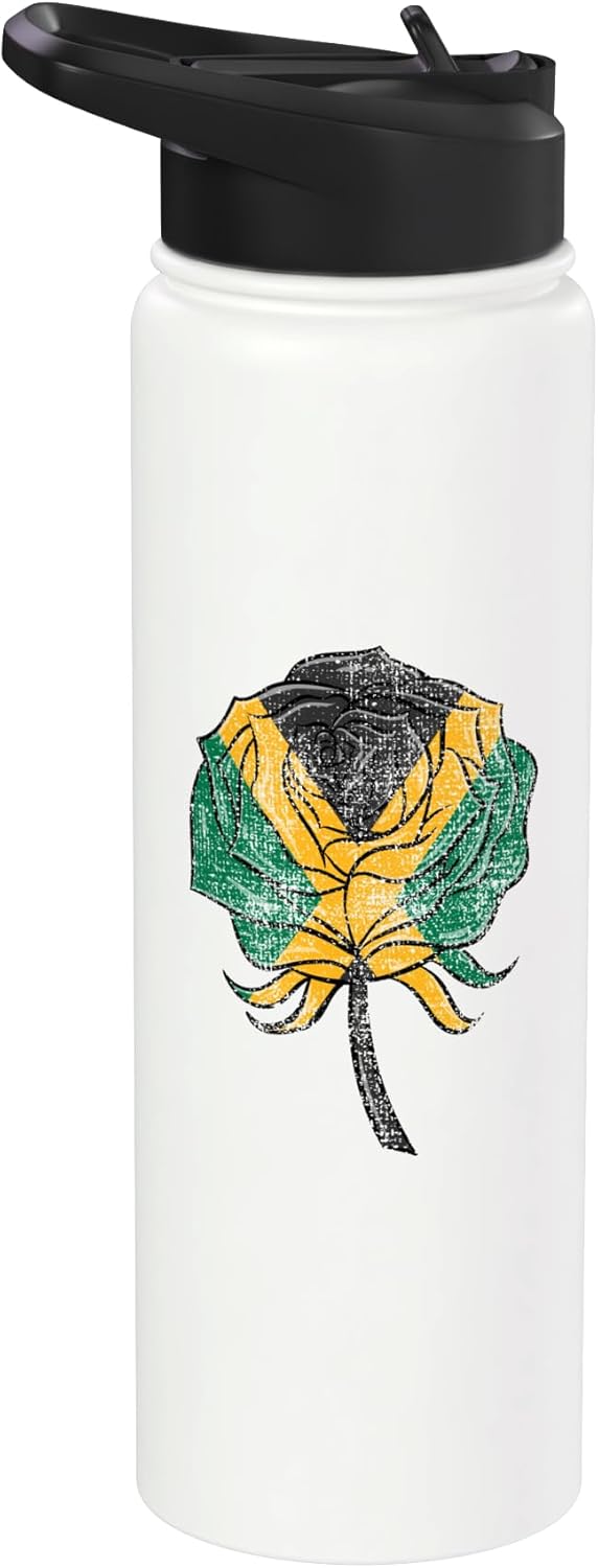 Botella de agua acero inoxidable vintage Jamaica