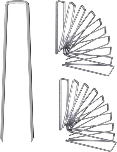 Estacas galvanizadas U 12pulg para paisaje 25uds