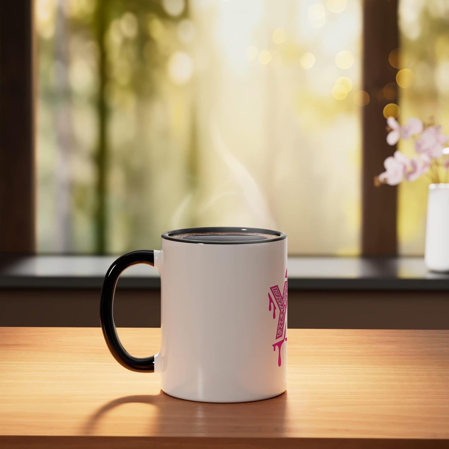 Taza Cerámica Negro/Blanco