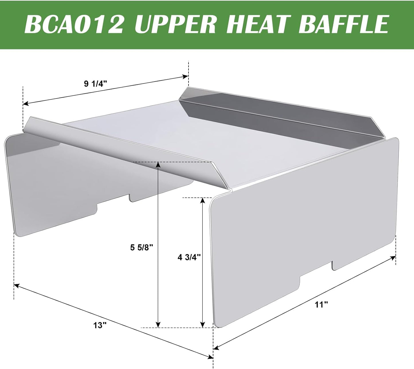 Repuesto difusor calor parrilla pellets Traeger Pit Boss Z Grill