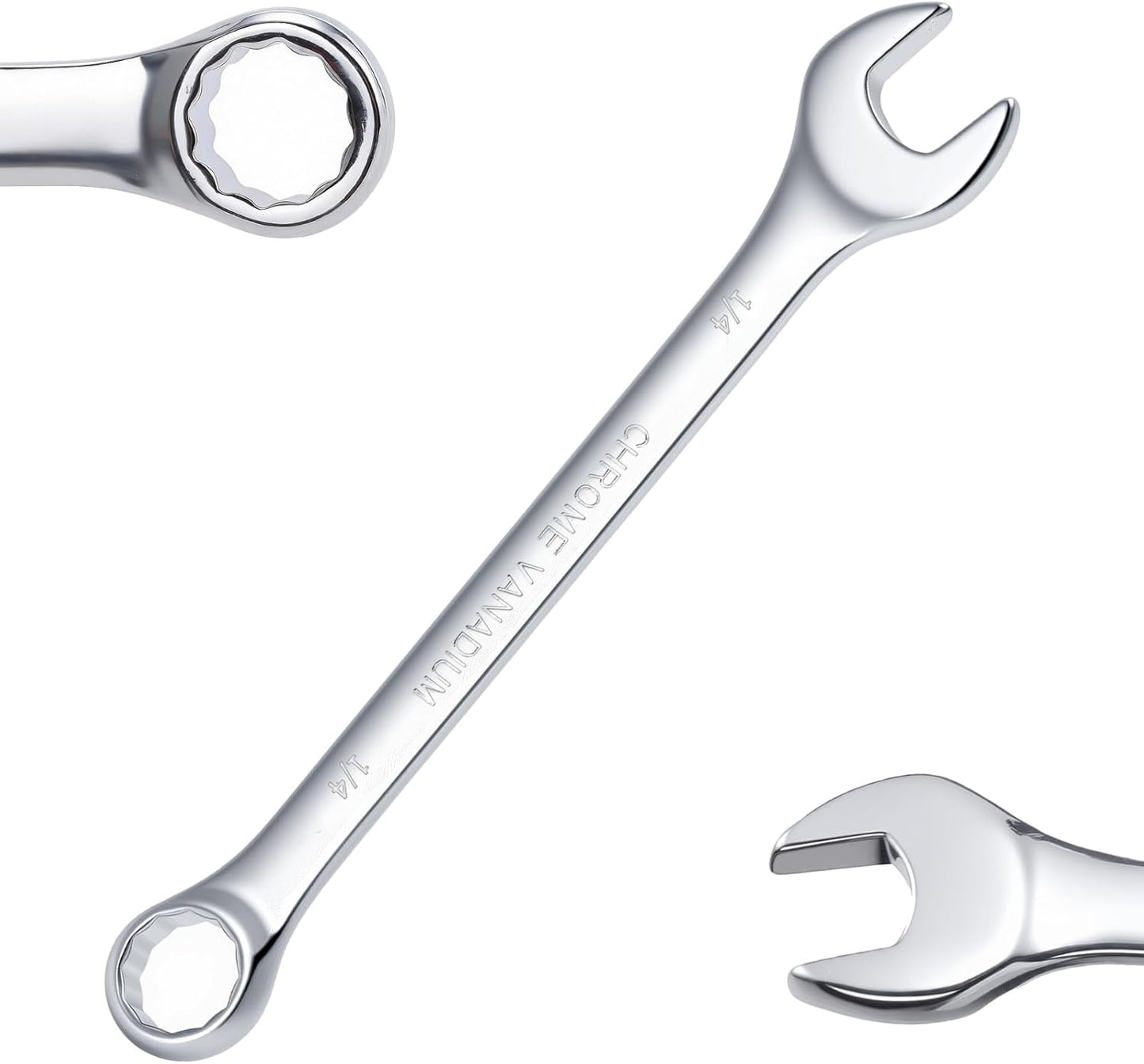 Llave combinada SAE 1/4 pulg acero galv CR-V