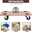 Carro móvil muebles madera resistente 2000lb transporte suave