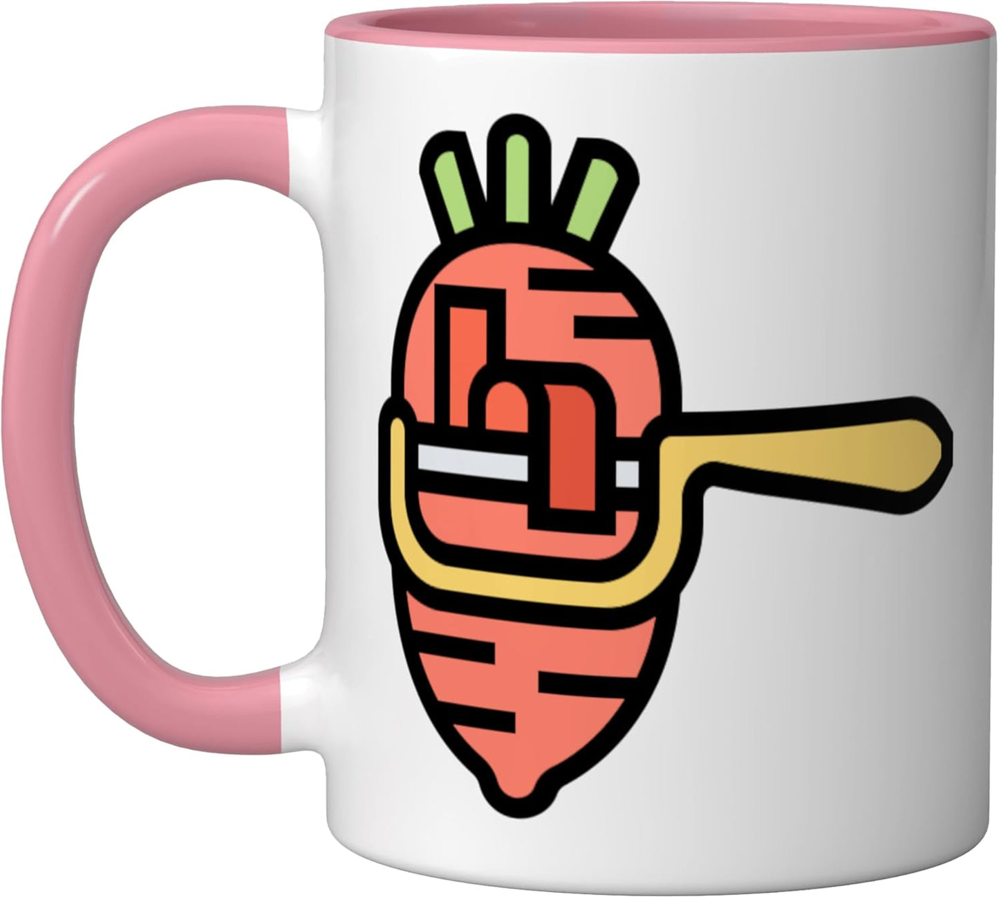 Mug cerámica para cocinar vegano con mango de patata