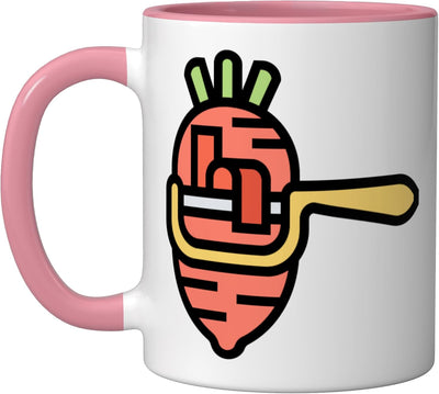 Mug cerámica para cocinar vegano con mango de patata