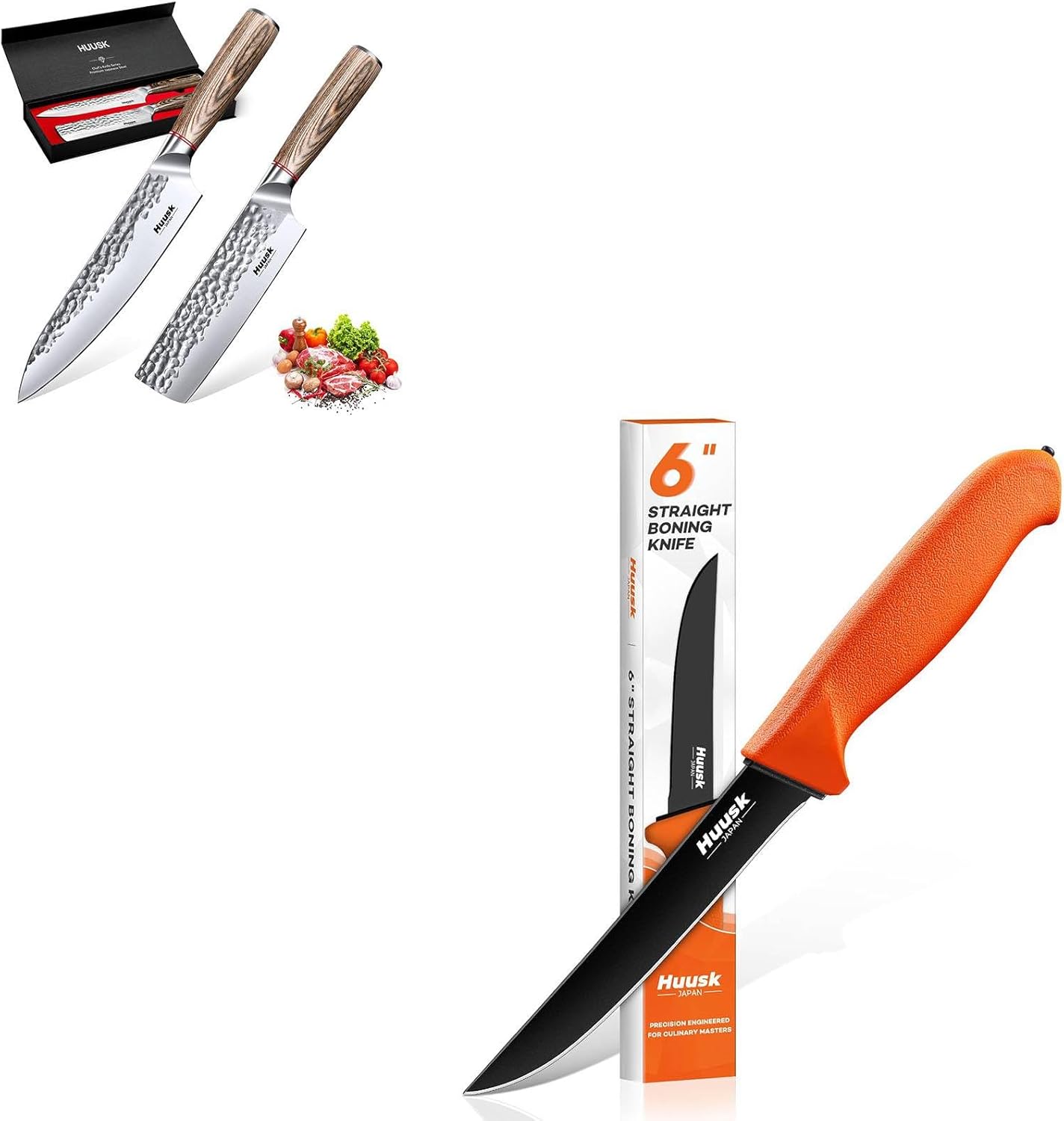 Set Cuchillos de Cocina Japoneses Recto para Deshuesar