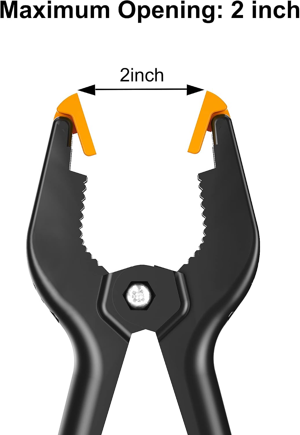 Abrazaderas resorte 4.5pulg clips fuertes pack 10