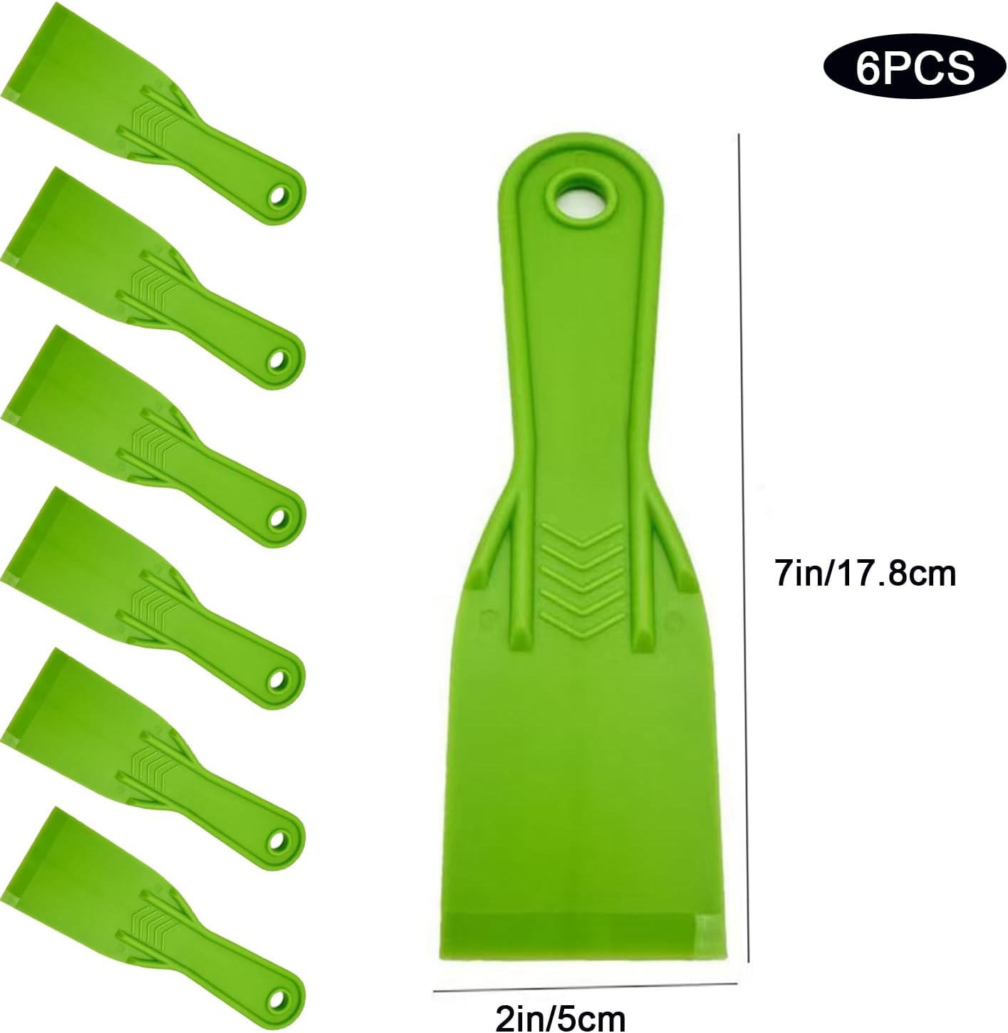 Cuchillo plástico para masilla y pintura 2pulg