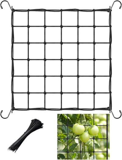 Red elástica para tienda 3x3pies con 4ganchos soporte plantas