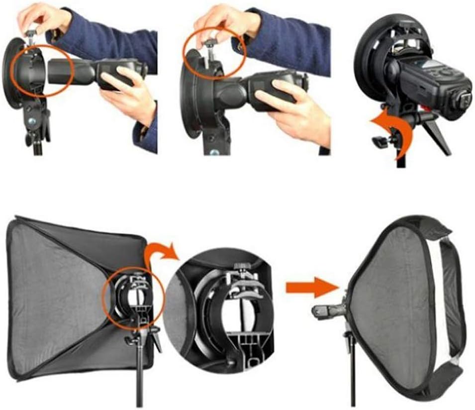 Difusor softbox plegable 31x31pulg con soporte S para V1 AD200Pro