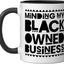 Taza cerámica para emprendedor dueño de negocio negro