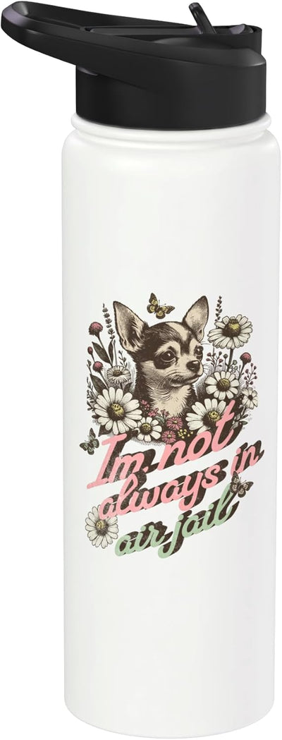 Bolso para perro chihuahua pulgada air jail divertido de acero inoxidable aislado