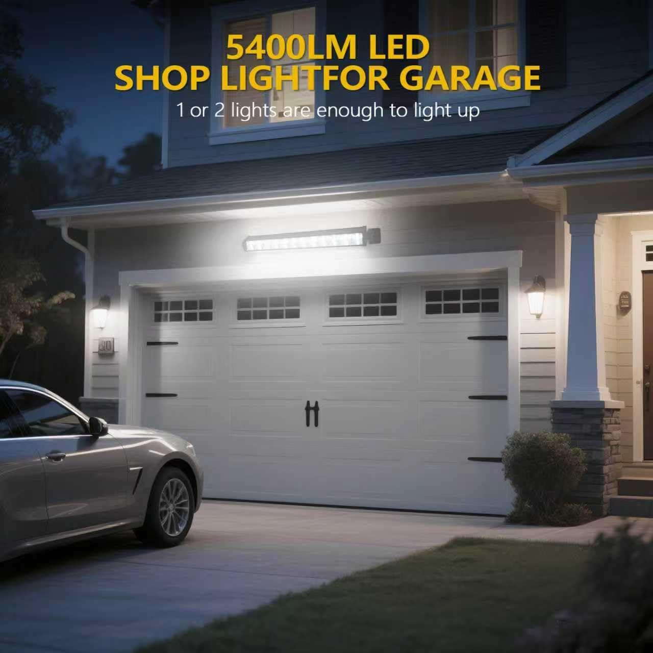 2 Luces LED Garaje con Control Remoto 24W 6000K
