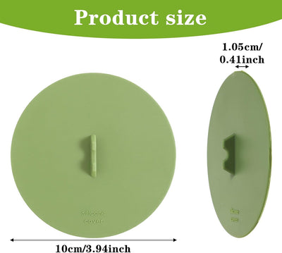 3 fundas silicona tapas herméticas para tazas café té