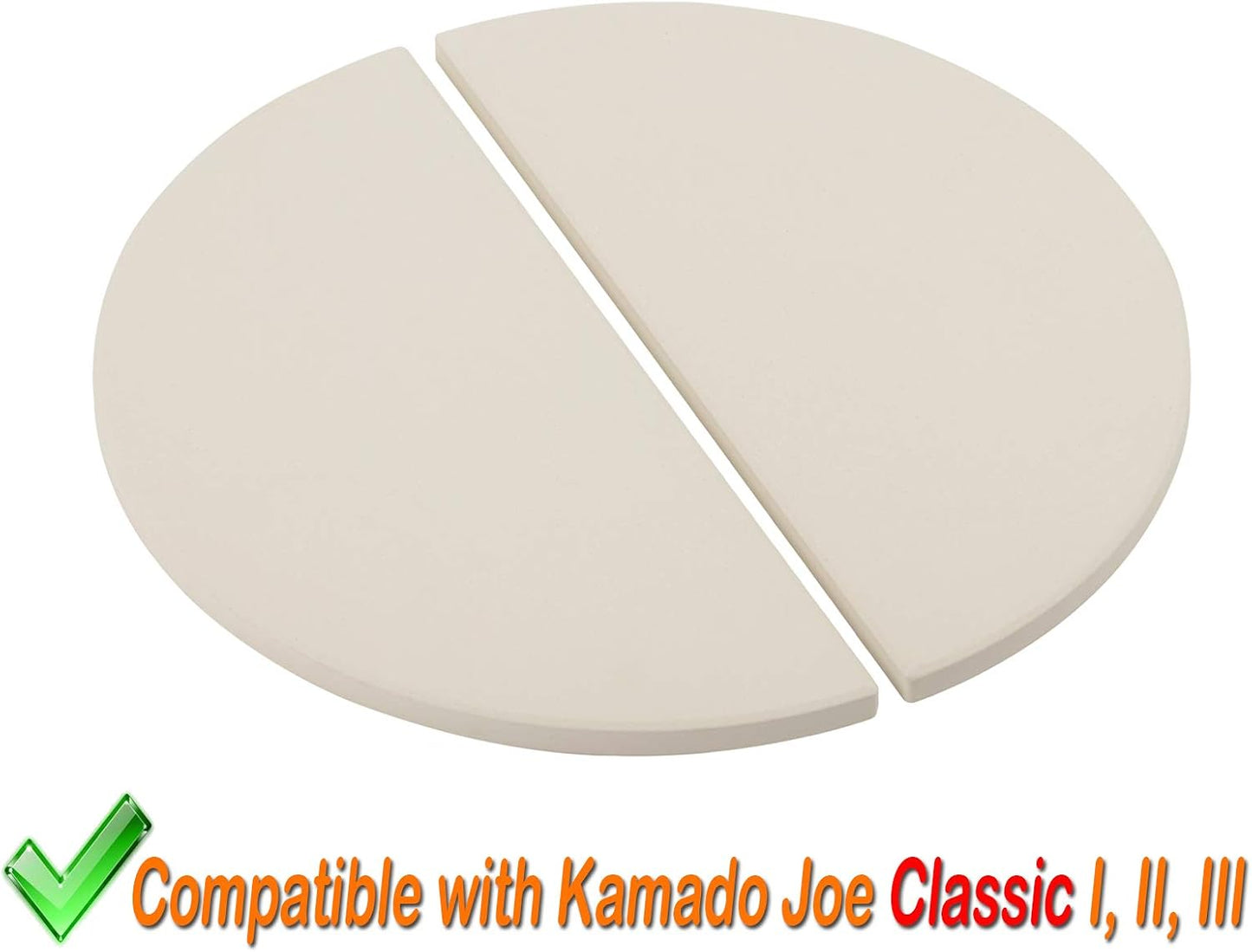 Placas deflectoras cerámica Kamado Joe 2unid blanco