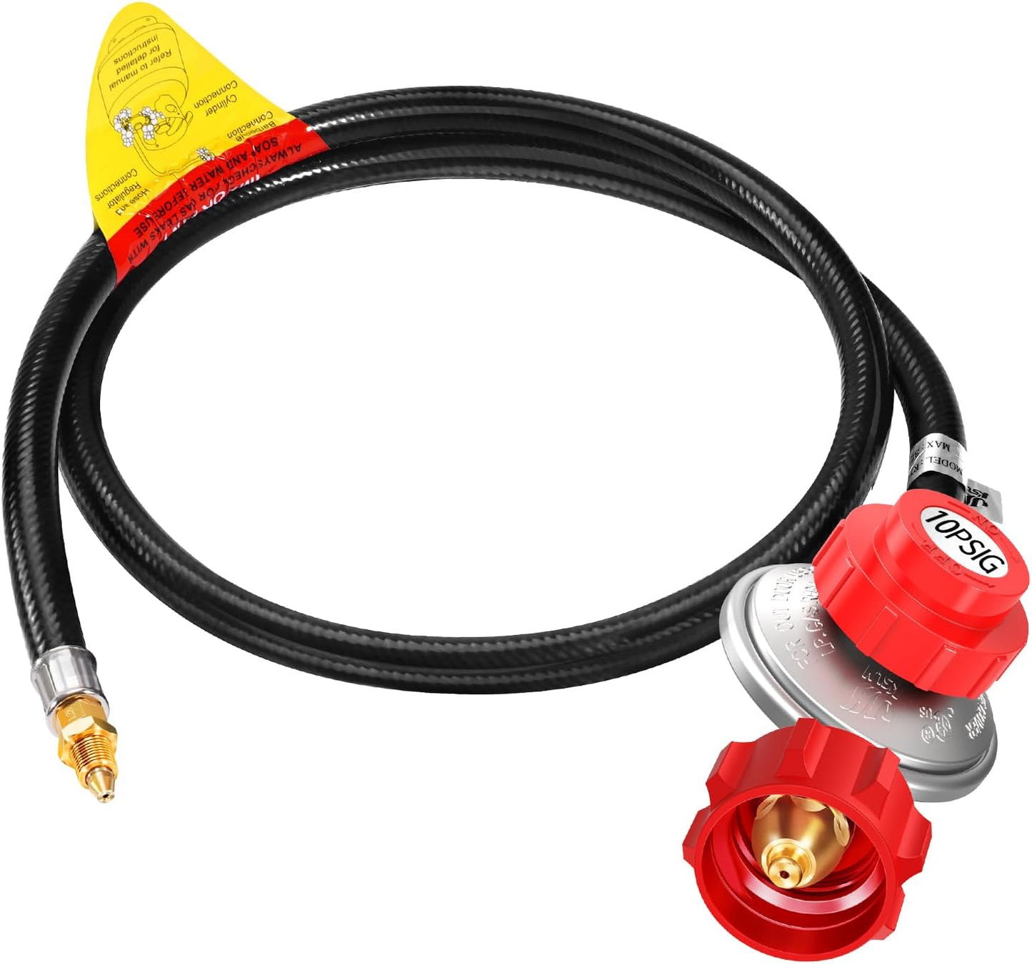 Regulador propano ajustable 4ft 0-10PSI freidora