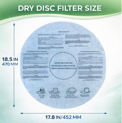 Pack 3 Fundas Espuma Comp Filtro Shop-Vac 90585 y 5 Filtros Disco Seco