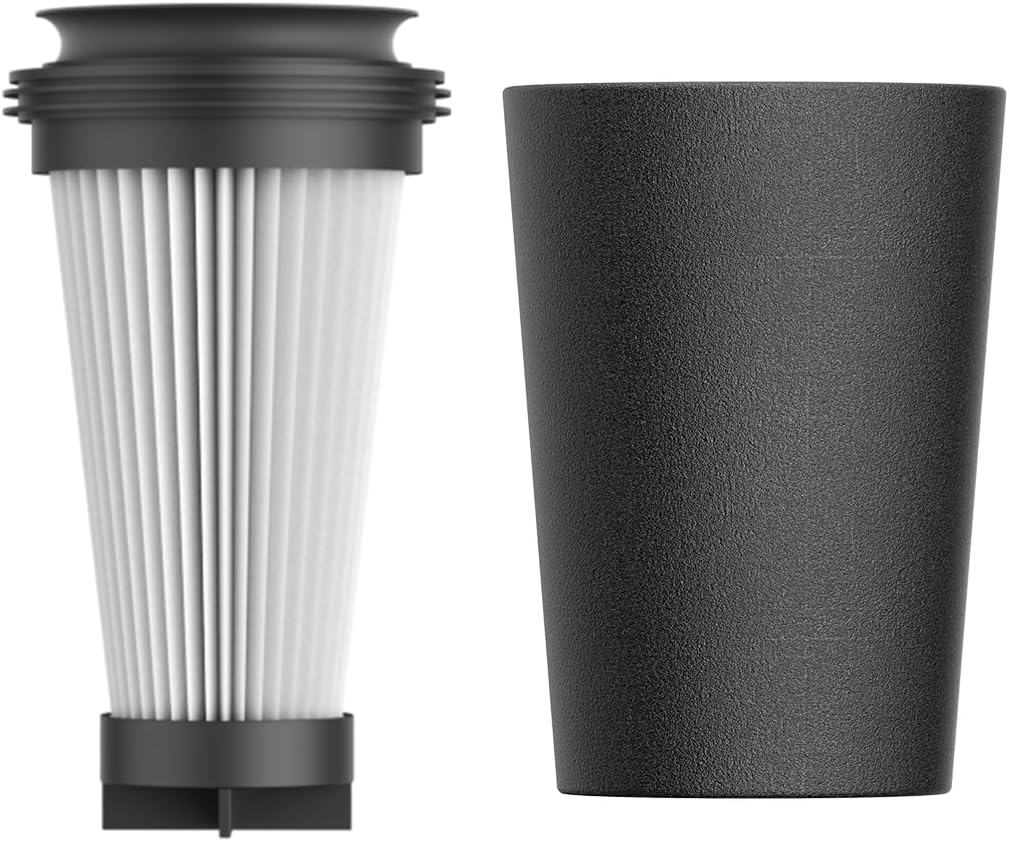 Filtro vacío U8 para aspiradora inalámbrica HEPA negro blanco
