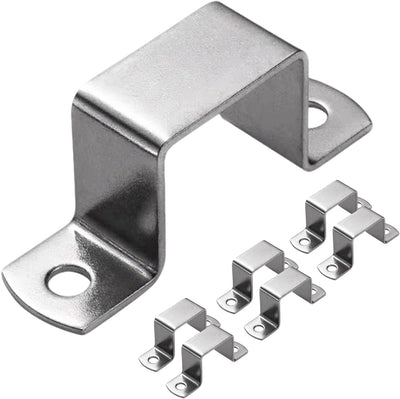 Abrazaderas tubo cuadrado acero inox 1.575x1.575 pulg