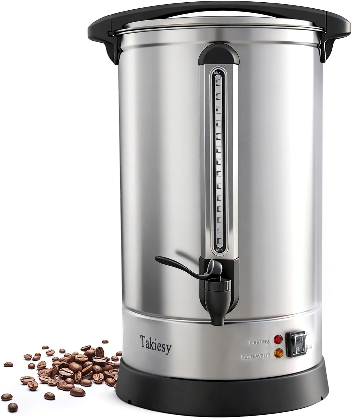 Urna Cafetera 100 Tazas Acero Inox Dispensador Bebida