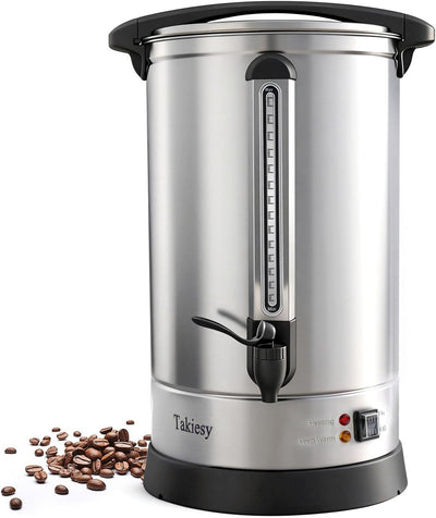Urna Cafetera 100 Tazas Acero Inox Dispensador Bebida