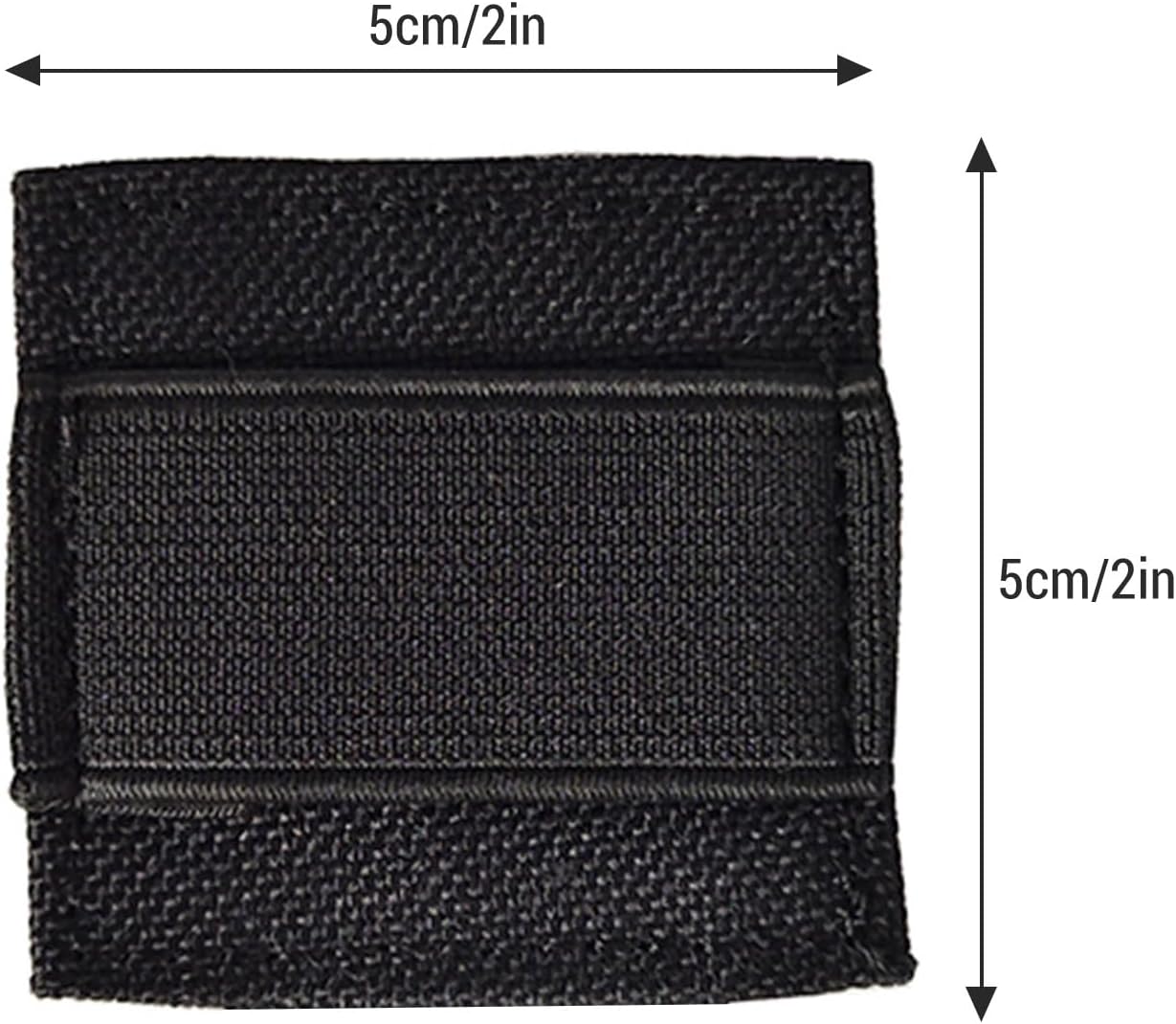 Etiqueta cable táctico reutilizable negro