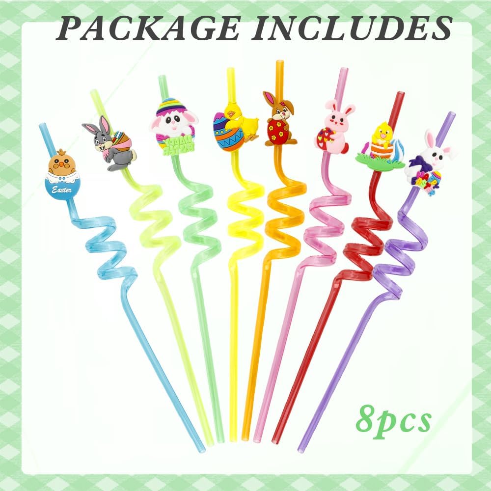 Popotes reutilizables para fiestas de Pascua y cumpleaños