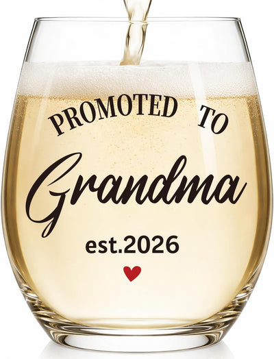 Copa de vino Fatbaby regalo para abuela por primer bebé taza 15 oz