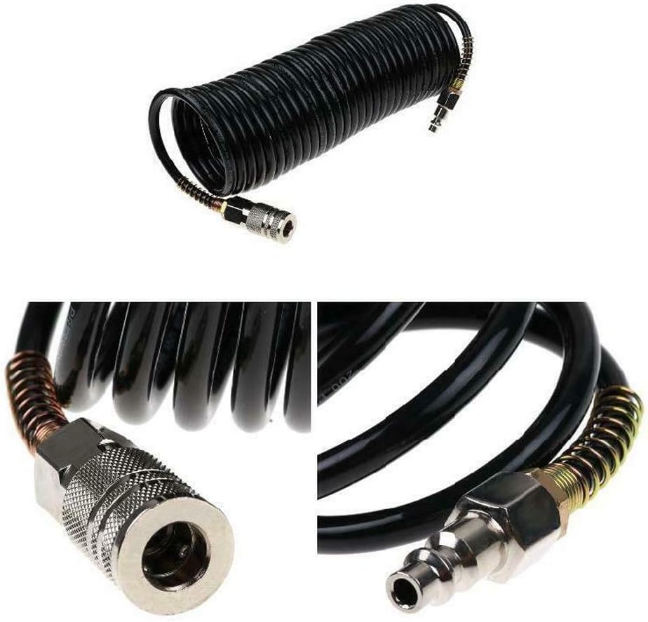 Manguera aire compresor 25pies conector rápido cobre