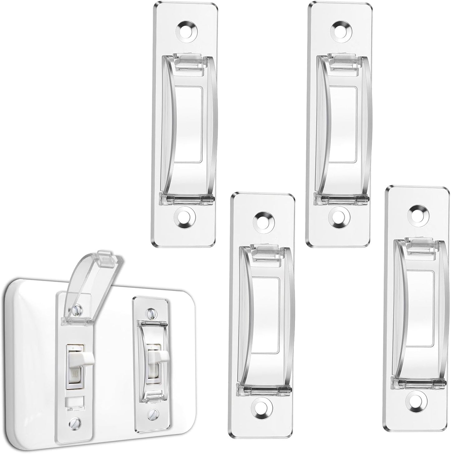 Pack 4 Protectores Interruptor Luz Estilo Palanca