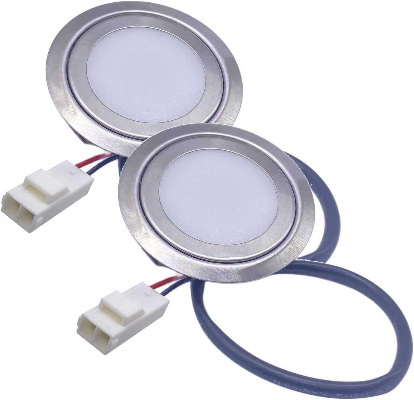 2 Luces Entrada CA 120V para Campana Extractora 2.5pulg