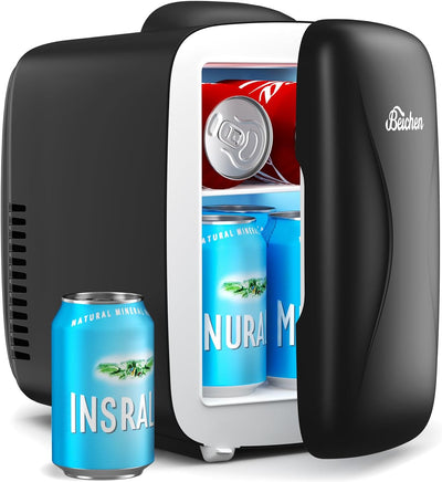 Mini refrigerador BEICHEN 4L enfriamiento rápido negro