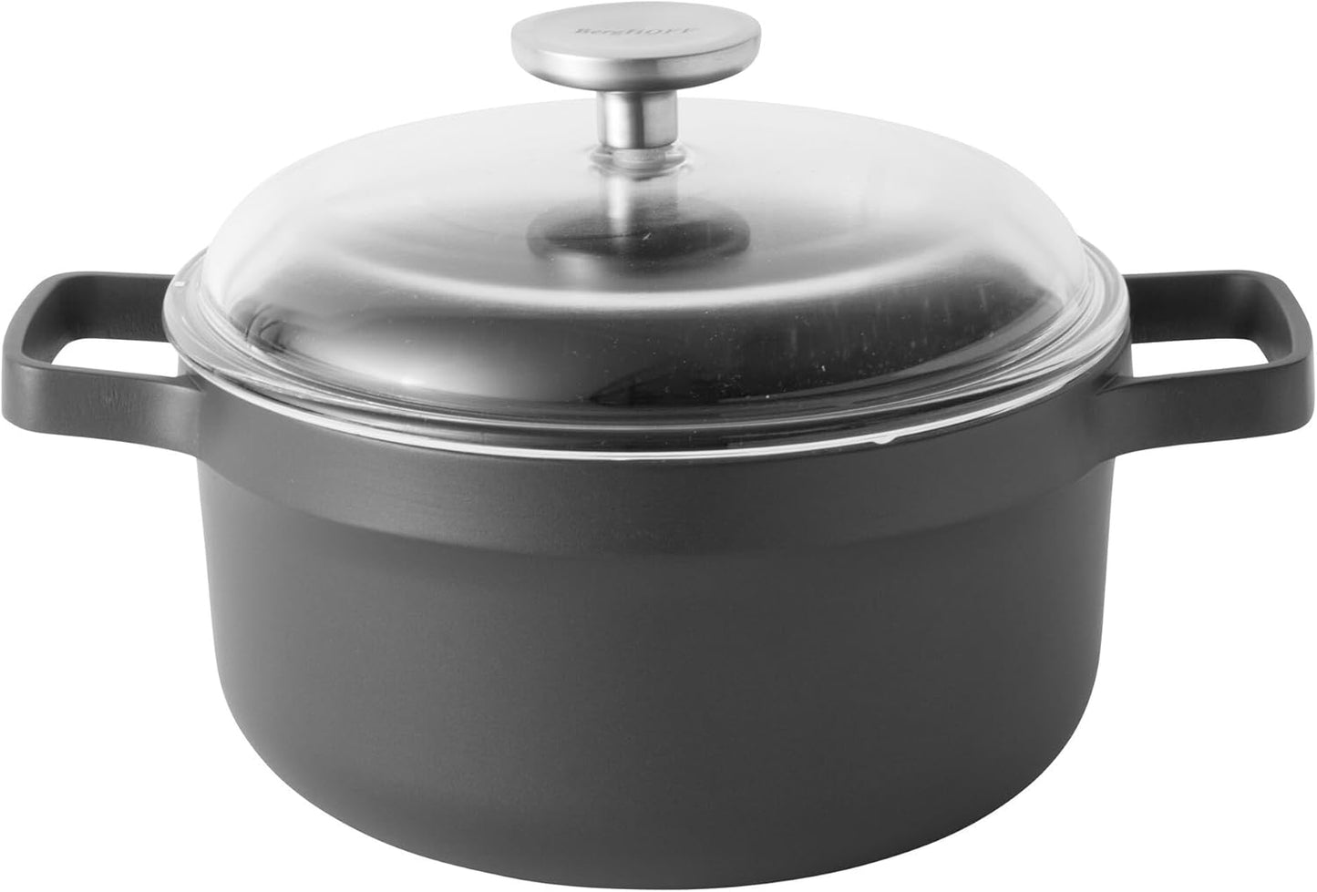 Set 4 Utensilios Cocina Antiadherente Aluminio Fundido Tapa Vidrio