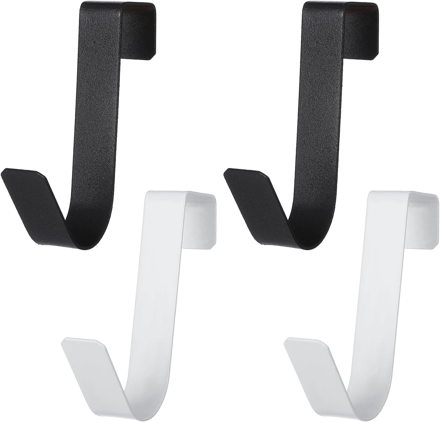 4 Ganchos Metal Resistente para Puerta Gabinete Cocina Baño