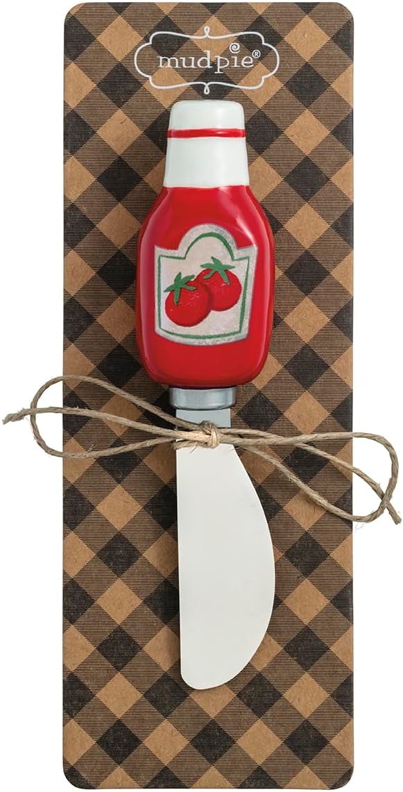Esparcidor de parrilla de salsa de tomate cerámico Mud Pie