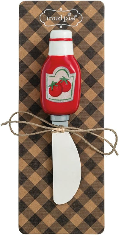 Esparcidor de parrilla de salsa de tomate cerámico Mud Pie