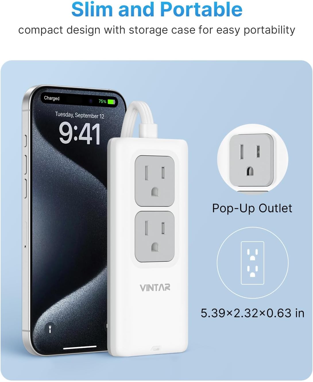 Kit adaptador viaje universal 5ft 2 salidas 3 USB enchufe A/C/D/G/I/M