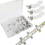 Soportes para tiras led ip67/68 con 200 tornillos