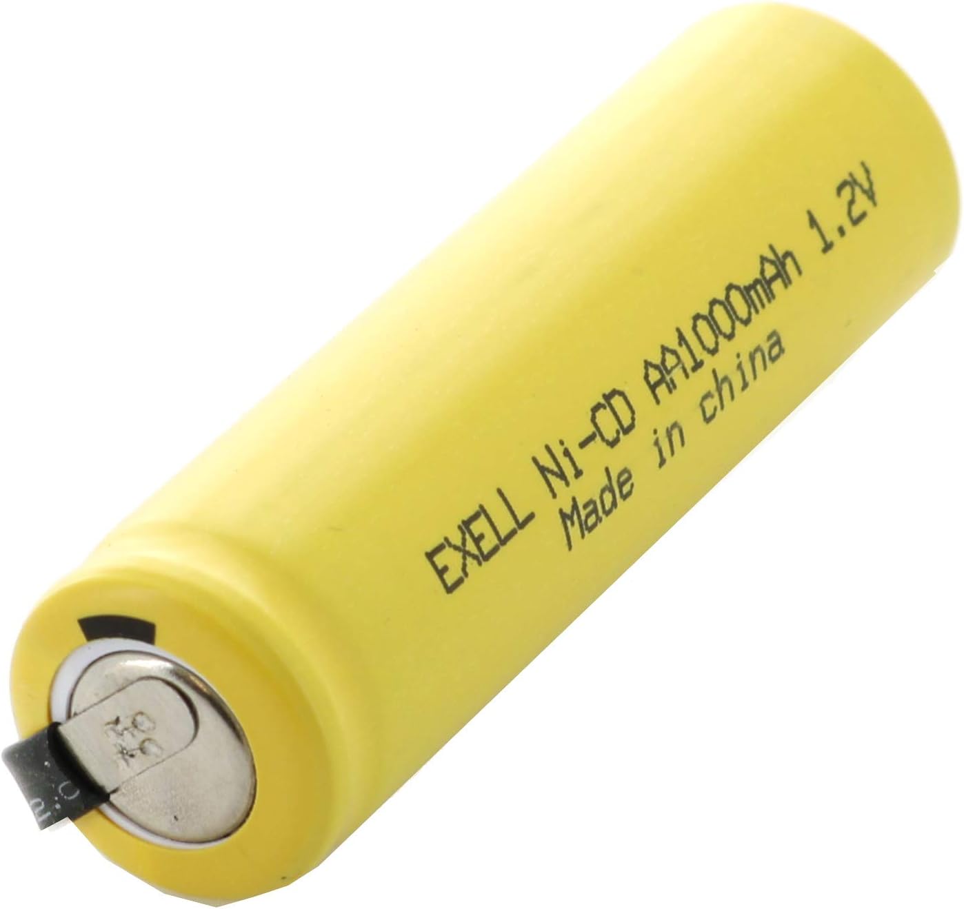 5 Baterías AA NiCD 1.2V 1000mAh con pestañas comp