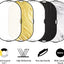 Reflector 5en1 para fotografía estudio 59x39pulg