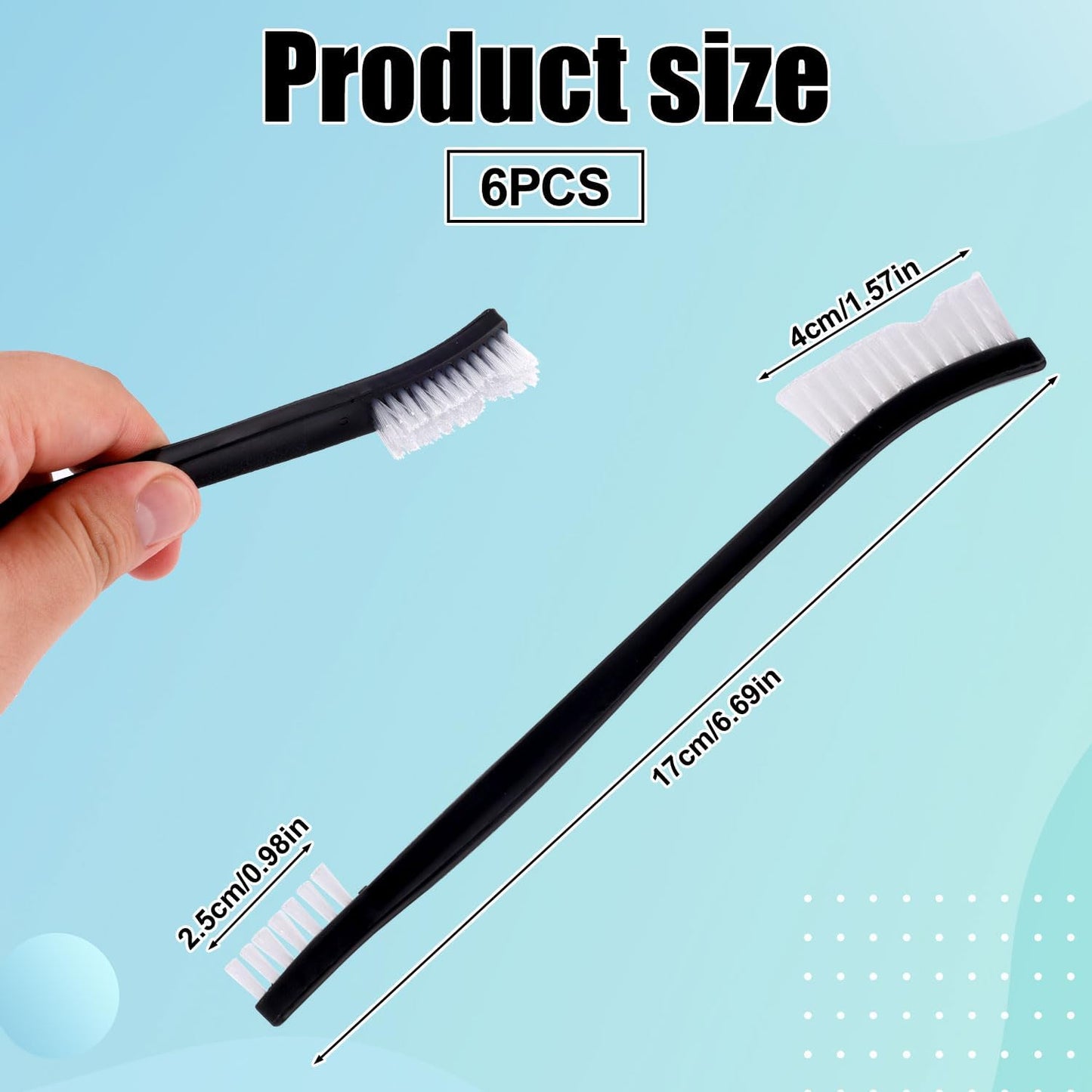 Cepillo universal nylon para limpieza de espacios pequeños