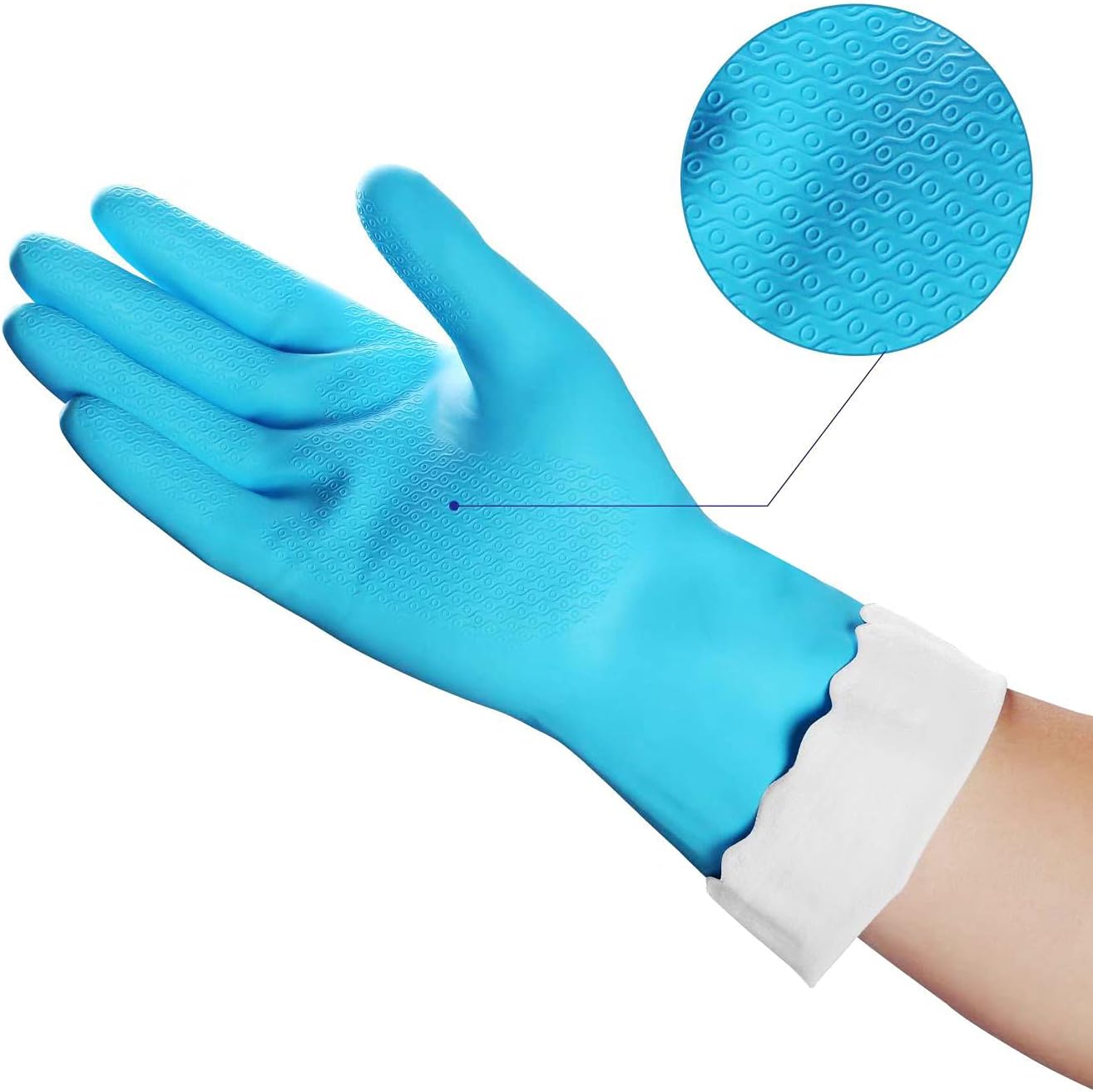 Guantes limpieza hogar reutilizables antideslizantes L