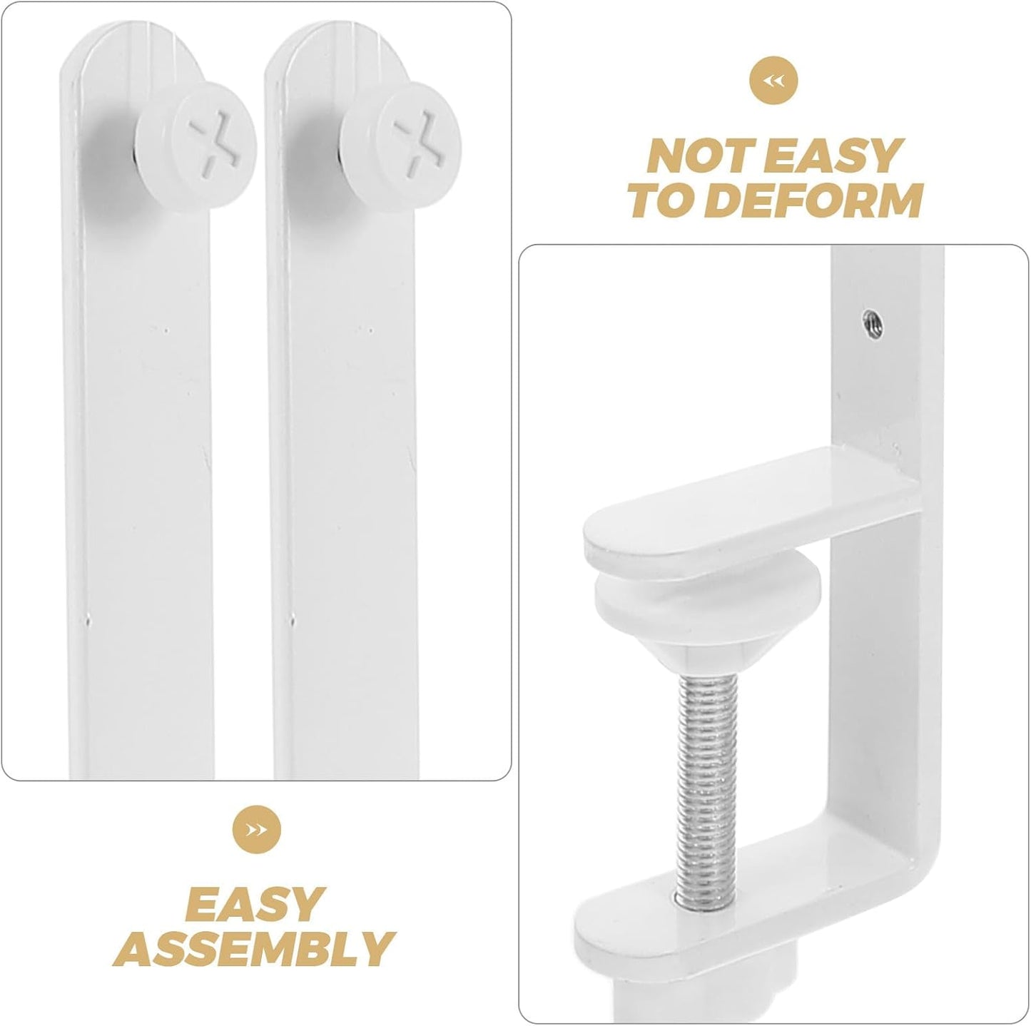 Soporte barra plegable mesa escritorio ajustable blanco