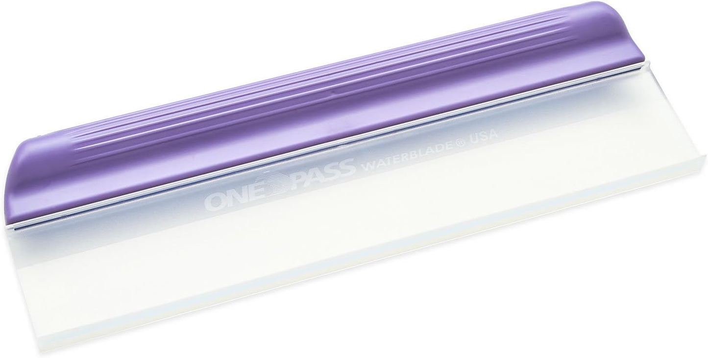 Secador agua silicona forma T 12pulg color púrpura