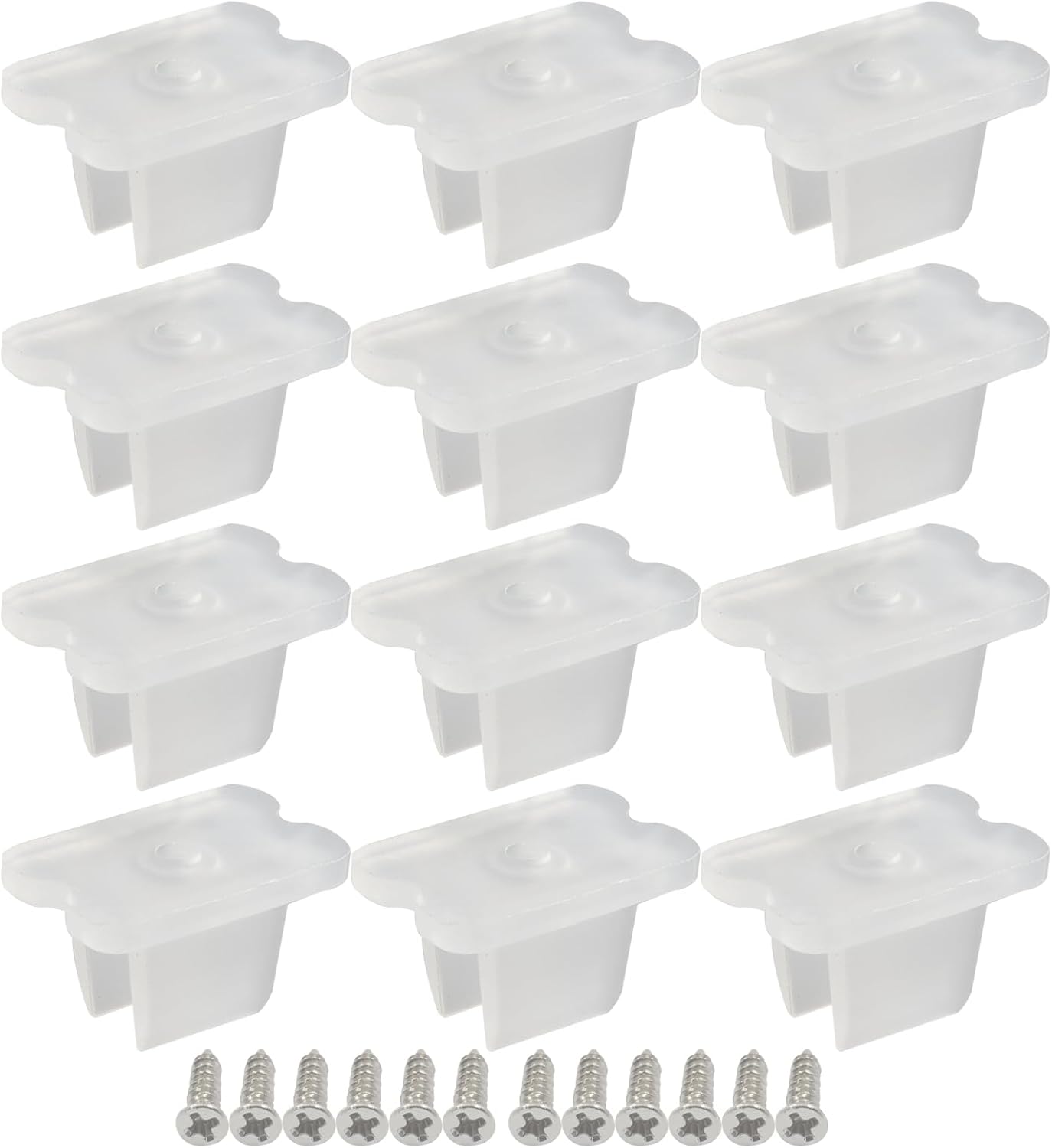 30 Pzas Soportes LED Impermeables para Tiras 5-6mm