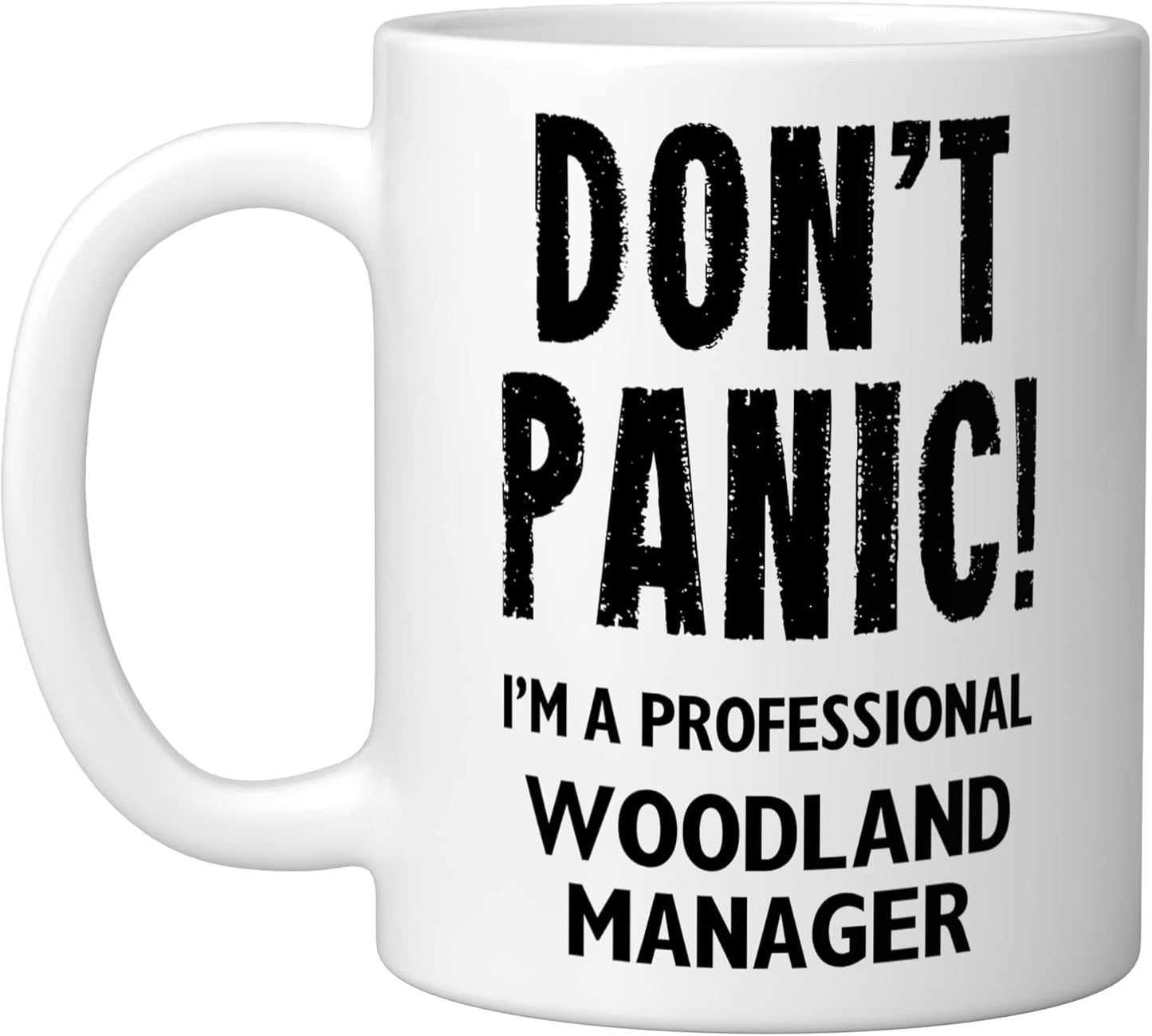 Taza Cerámica Woodland Manager Blanca