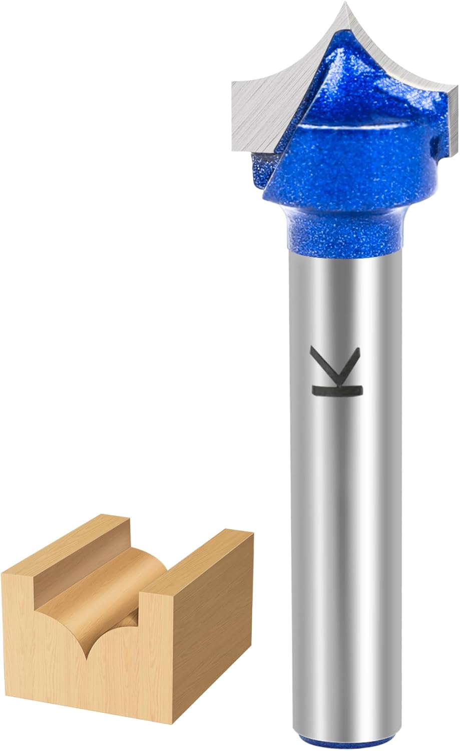 Broca enrutador redondo 1/4" radio 1/2" carburo