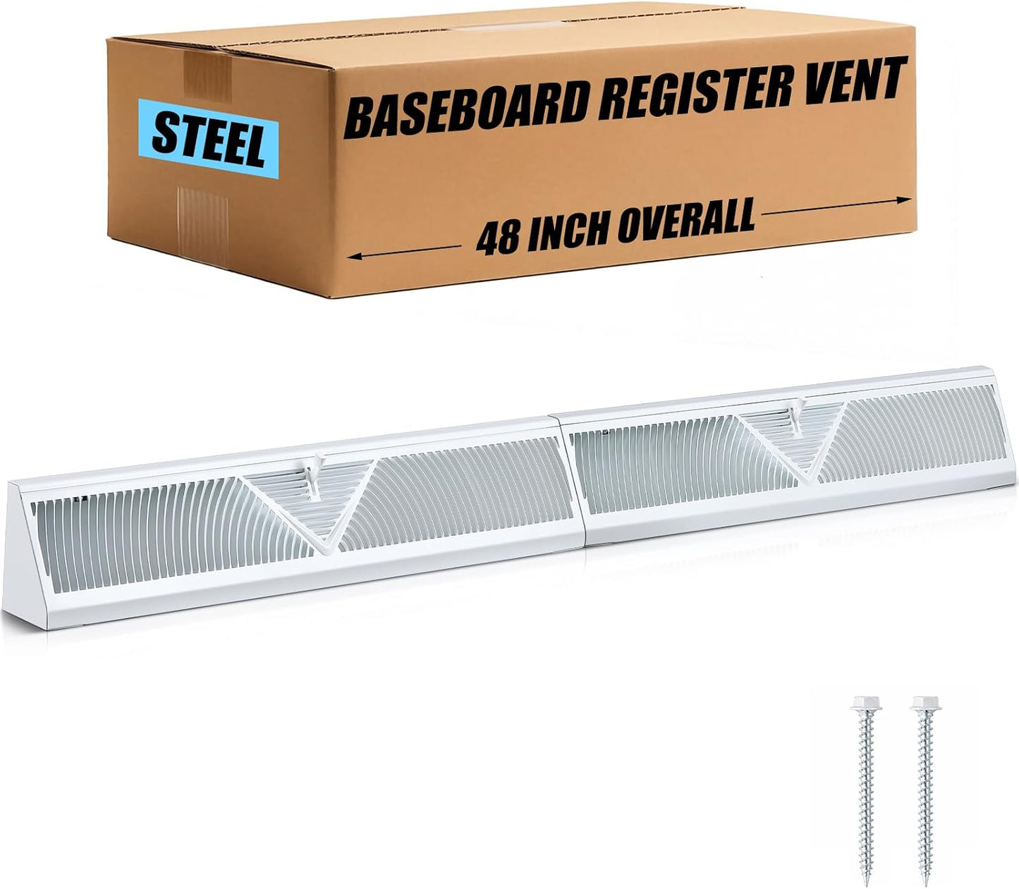 Rejilla ventilación 48pulg zócalo ajustable