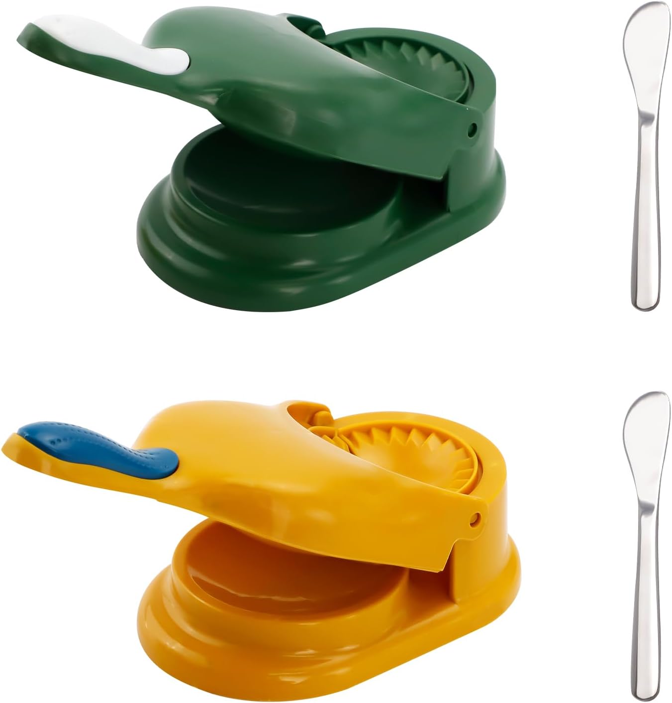 2 Pzas 2en1 Prensador Albóndigas Pierogi Maker Manual